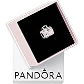 PANDORA Pink Travel Bag Charm - Compatible with PANDORA Moments - Jewelry for Women - Made with Sterling Silver & Enamel - Gift with Gift Box
