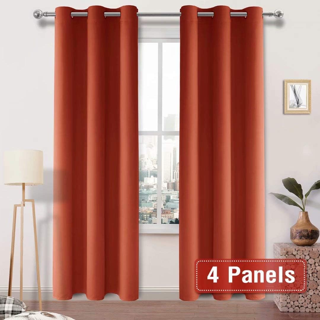 Best curtains living room rust