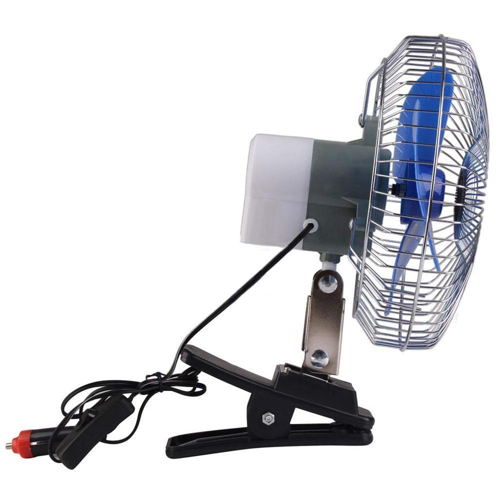 Ocillating Cooling Clip Air Fan Portable for Auto Truck Car Vehicle-12V