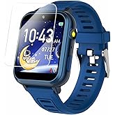 Cosjoype Kids Game Smart Watch for Kids with 39 Puzzle Games HD Touch Screen Camera Music Player Pedometer Alarm Clock Calculator Flashlight 12/24hr Kid Watch Gift for 4-12 Year Old Boys Toys for Kid