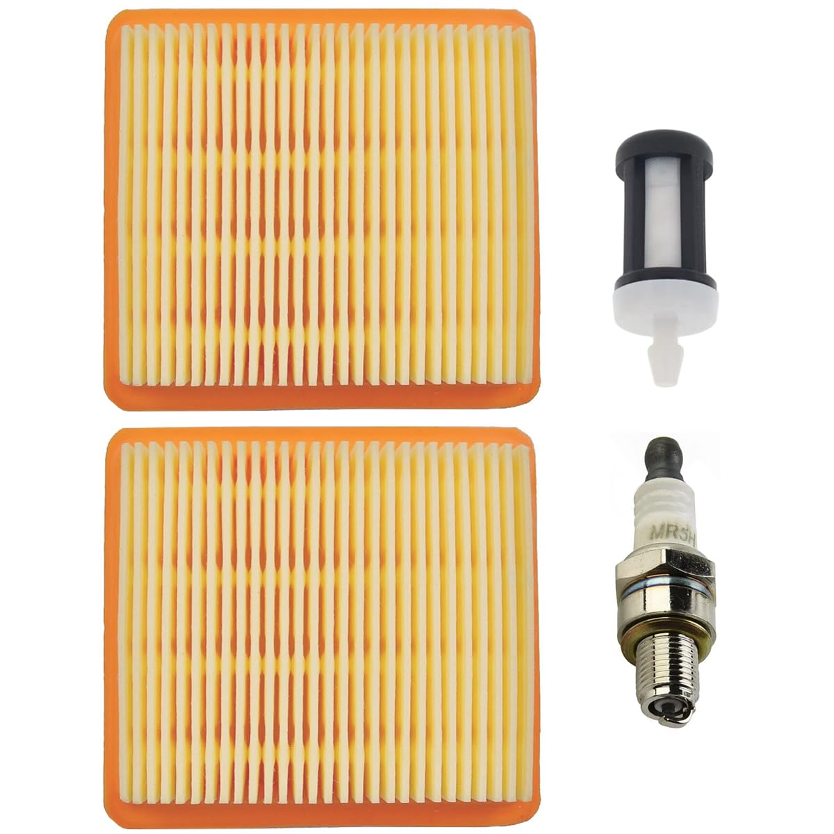 ZAMDOE Air Filter Replacement for Stihl FS91 FS91R KM91R KM111R KM131 KM131R BT131 HT102 HT103 HT132 HT133 String Trimmer Brushcutter Parts 4180 141 0300 with Spark Plug Fuel Filter