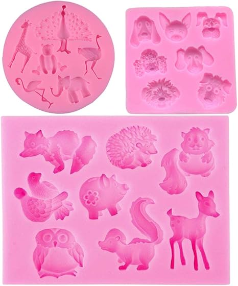 Molds (Animals Silicone Fondant Molds 