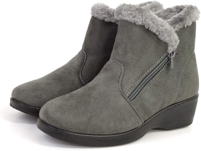 Amazon アミアミ ファー スエード ボア ショート ブーツ レディース Amiami アミアミ ブーツ ブーティ