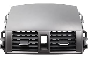 ASVEGE 55670-02160 Center Dash A/C Outlet Air Vent Panel Compatible with Toyota Corolla 2008 2009 2010 2011 2012 2013 55663-02060，Gray