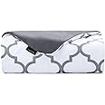 LUXOME Premium Adult Weighted Blanket | Includes Removable Bamboo/Minky Cover | 18-20lbs | 60"x80" | Queen Size