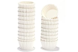 NUOMI 1 Inch Paper Muffin Liners Super Mini Baking Cups Cupcake Liners 1000 Pieces Treat Cups for Weddings, Birthday, Baby Sh