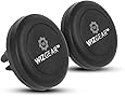 Magnetic Mount, WizGear [2 PACK] Universal Air Vent Magnetic Car Mount Phone Holder, for Cell Phones and Mini Tablets with Fast Swift-Snap Technology, - With 4 Metal Plates