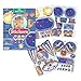 EEBOO Spaceship Pretend Play Stickers, 1 EA