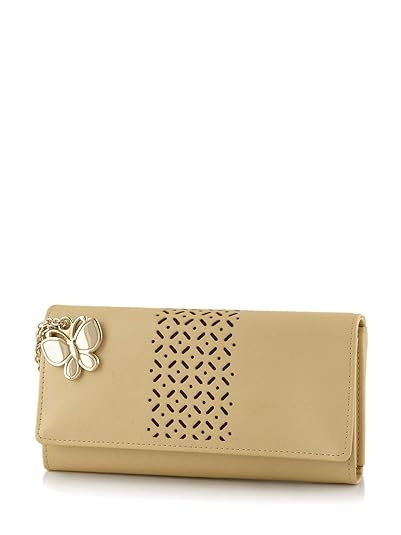 Butterflies Womens Wallet (Cream) (BNS 2386CRM)