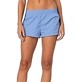 Women Striped Athletic Shorts 3-Stripes Print Elastic Waist Solid Color Wide Leg Short Workout Sweat Shorts