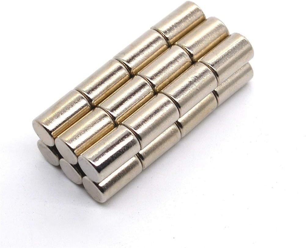 Ctghgyiki 5/10/20/50pcs 6mmx10mm Strong Round Cylinder Neodymium Disc Magnets New Art Craft Connection Neodymium Magnet (Color : 5pcs)