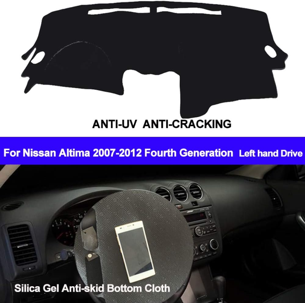 LHYQRSQ Car Dashboard Cover Board Pad,For Nissan Altima 2007 2008 2009 2010 2011 2012