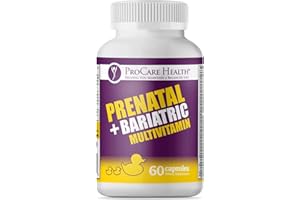 ProCare Health Prenatal Bariatric Multivitamin with Iron (60 Easy to Swallow Capsules) – for Women, Bariatric Vitamins for Gastric Bypass & Gastric Sleeve (1 Month Supply)