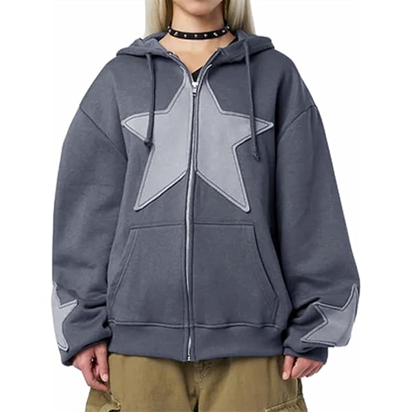 ykz  Amazon.com: Yoawdats Women Y2K Skeleton Pattern Zip Up Hoodie Long