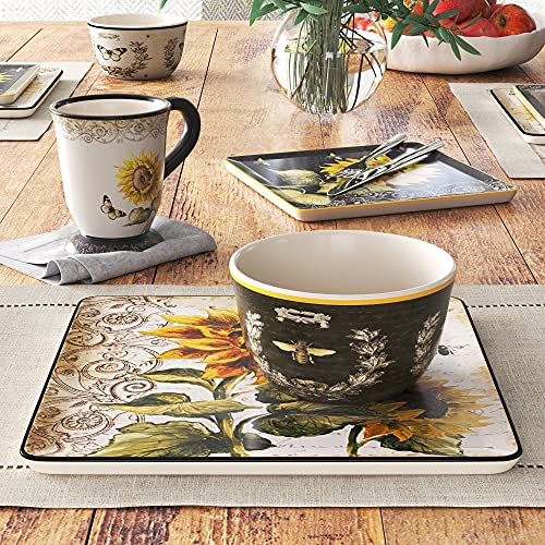 Certified International French Sunflower 16 pc. Dinnerware Set, Service