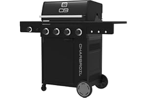 CHAR-BROIL Charbroil Performance Series 4-Burner Gas Grill Cabinet with Side Burner, Black - 463253925