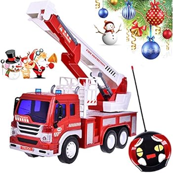 Amazon.com: R/C Rescue Fire Engine Toy Truck - Radio Control RC Fire