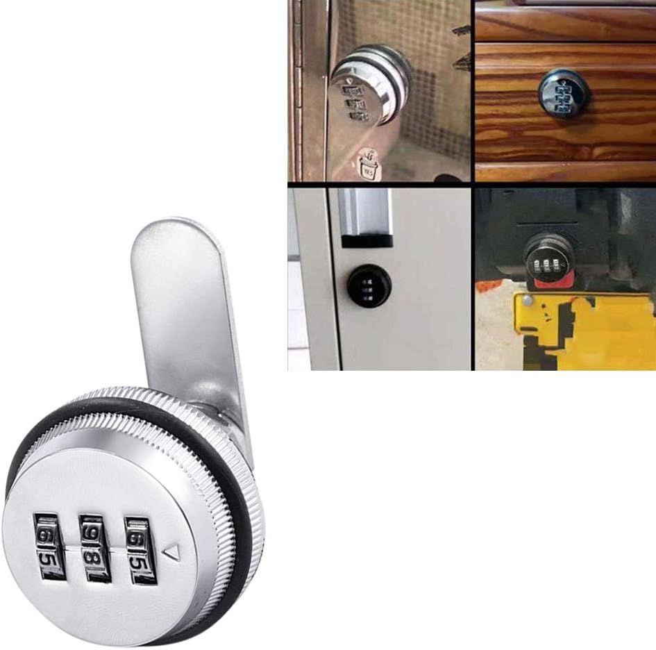 3Digit Combination Camlock Furniture Digital Lock Locker Dial