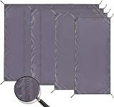 REDCAMP Ground Sheet 90x210cm Waterproof Tent Footprint Underlay view 5