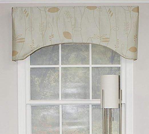 Amazon Com Rlf Home Mist Aquarelles Arch Window Dressings Valance