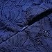HiQueen Women’s Vintage Scoop Neck 3/4 Sleeve Floral Lace Slim Casual  Dress