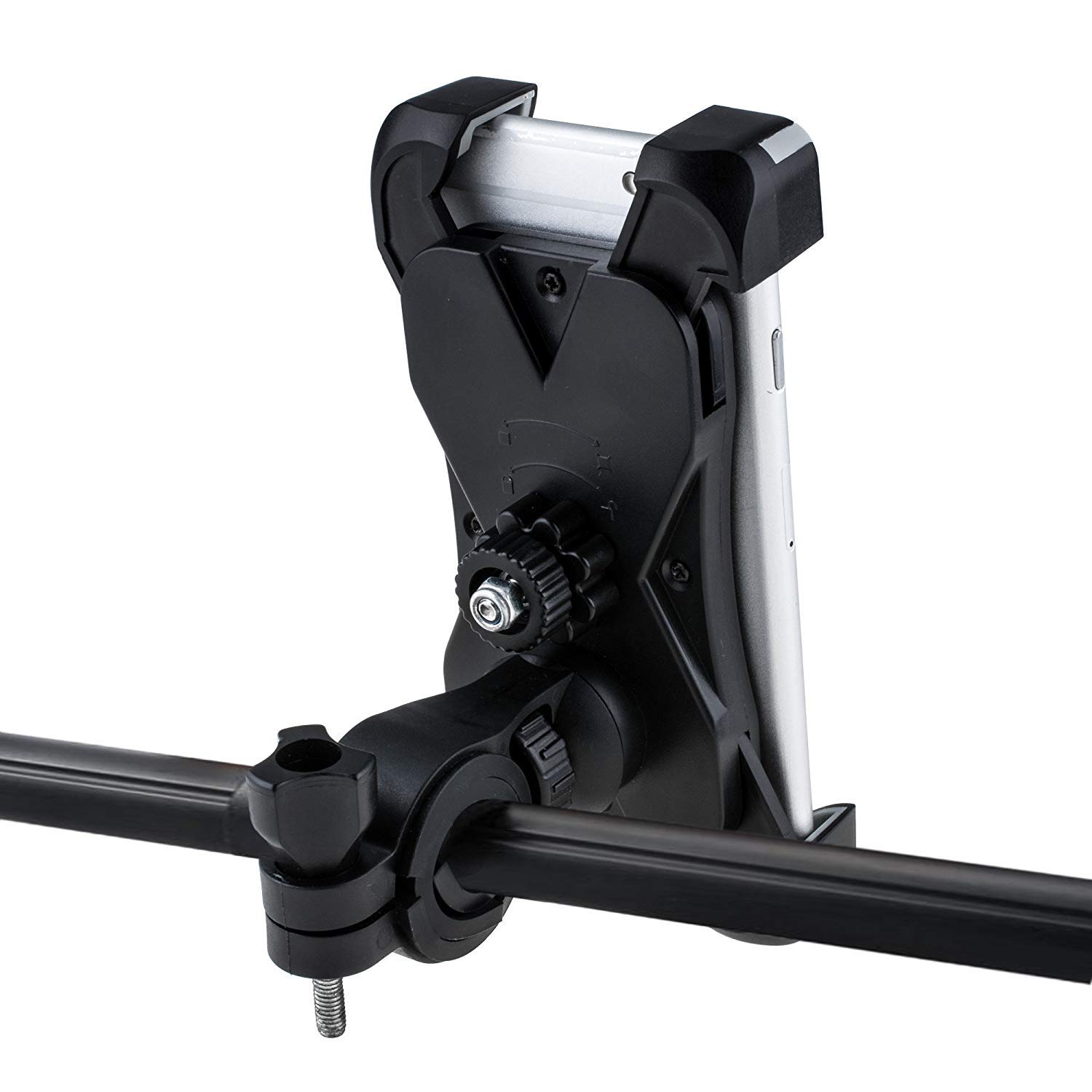 AGPTEK Bike Phone Mount Bicycle Holder, 360 Degrees Rotatable, Adjustable Eagle Claw Design, Universal Cradle Clamp for iPhone 7 8 X, iPhone 7 8 XS Plus, Samsung S7 8 Note 5, GPS etc