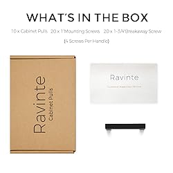 Ravinte 10 Pack 3 Inch Kitchen Square Cabinet