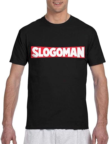 Amazon.com: Kangtians Men's Slogoman T-Shirt Short Sleeve Shirt Black: Clothing