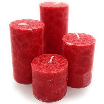 Danadipa Strawberry Fragrance Pillar Candles