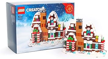 lego mini gingerbread house
