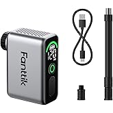Fanttik X10 Ace Tiny Mini Electric Bike Pump, 120 PSI Compact Bike Pump Electric with Presta and Schrader Valve, Fast Inflate Tiny Bike Pump Portable for Road Bike