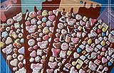 ONOR-Tech 4 Sheets Cute Lovely 3D DIY Decorative Adhesive Sticker Tape / Kids Craft Scrapbooking Sticker Set for Diary, Album (Lovely Pig)