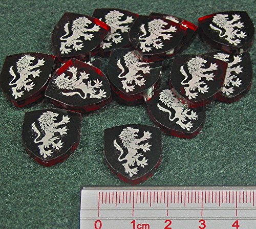 Thrones LCG, House Lion, Power Tokens, Translucent Red (15)