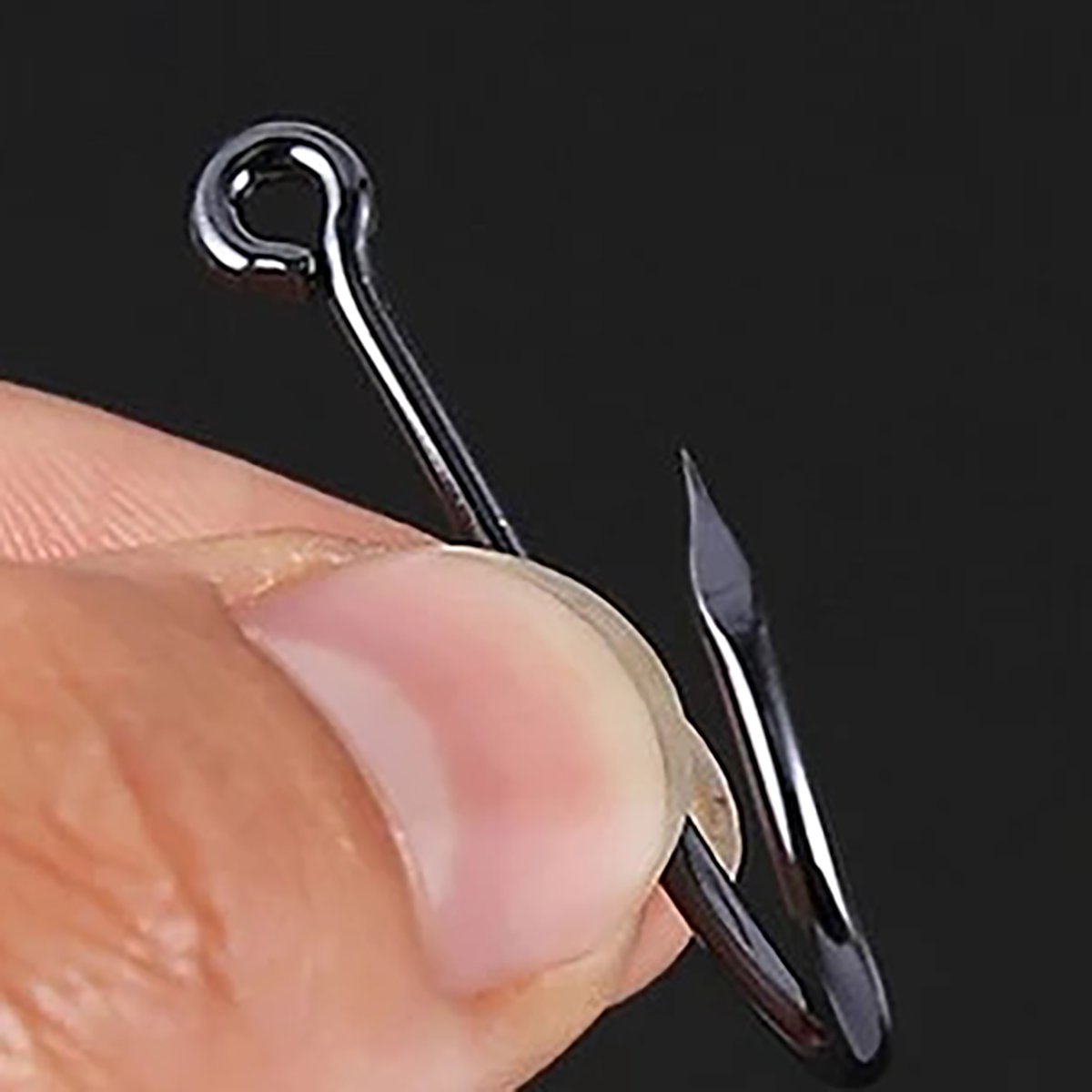 LONGQI 500 Pcs Fish Hook Sizes 3 to 12 Bait Fish hook Fishing Hooks Set