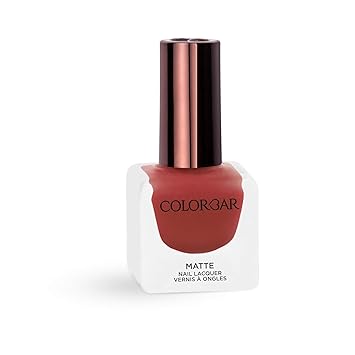 Colorbar Matte Nail Lacquer, Fire Brick, 12 ml