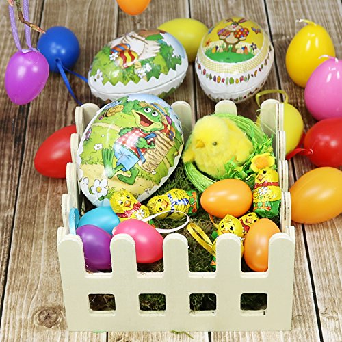 com-four® 200g grünes DIY Bastel-Moos für Osterkörbchen - echtes Deko-Moos zum Basteln und Dekorieren von Osternestern… – Bild 3