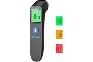 VIPROUD Digital Thermometer for Adults and Kids, Fast Accurate Thermometer with Fever Alarm, 1S Reading & Silent Mode, Easy-to-use, FSA Eligible, Lifetime Support -Take Quick Temperature Easily