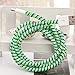 BUTEFO DIY Spiral Wire Cable Protectors / Cable Wrap / Wire Organizer / Cord Manager for most of Charging Data cable (Green+Deep Blue+White)