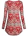 MOOSUNGEEK Pleated Shirts, Women's Comfy Long Sleeve Pleated Pullover Blouses