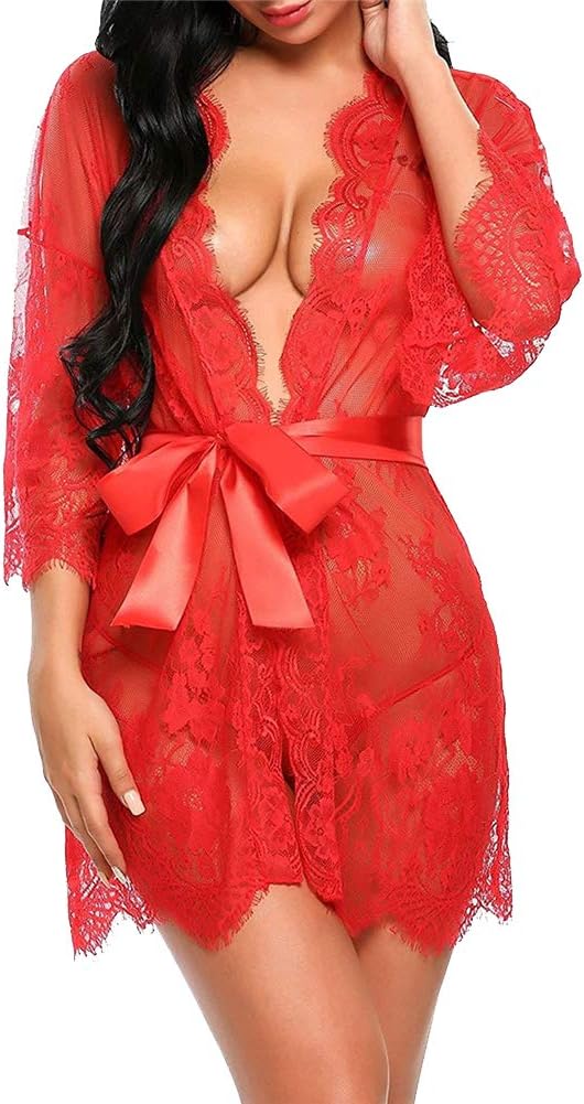 VicSec Long Sleeve lace-Red