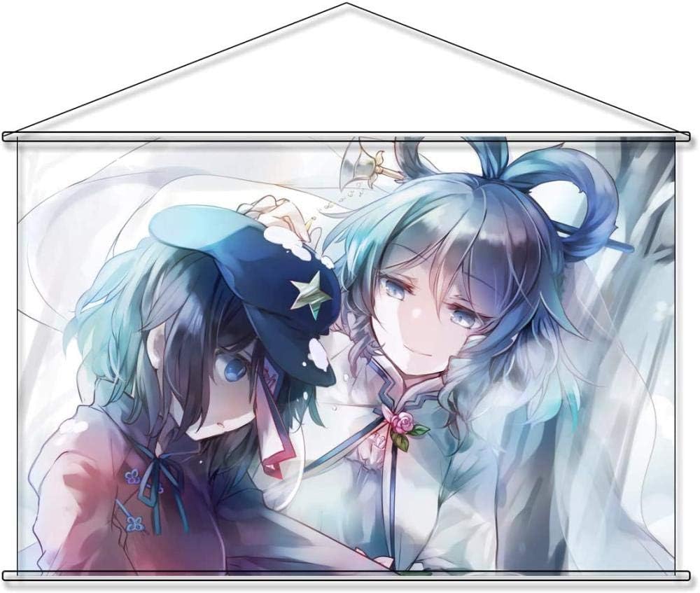 Eir タペストリー 東方project 東方プロジェクト 霍青娥 かく せいが Kaku Seiga 宮古 芳香 みやこ よしか ポスター 掛ける絵 巻物 軸物 部屋飾り壁 アニメ おしゃれ 萌え 60cm 90cm アニメ 萌えグッズ 通販 Amazon