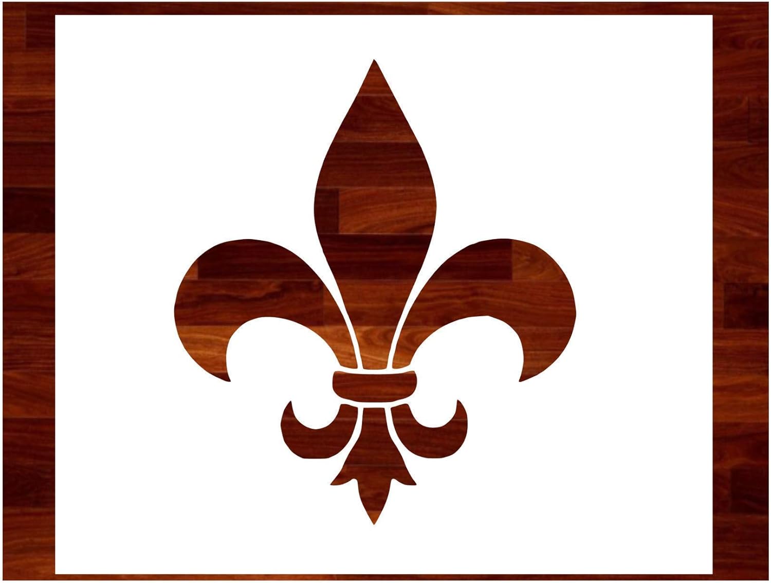 Mixed Media - New Orleans Fleur Di Lis ~ Stencil ~ Multiple Sizes ~ Custom Stencil