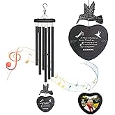 Healing Journey 32-Inch Memorial Wind Chimes for Outside – A Graceful Set of Sympathy Wind Chimes with S-Hook for Easy Hanging, Perfect As A Garden Decor Sympathy Gifts for The Loss of Loved One.