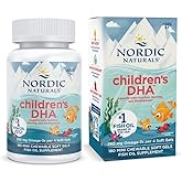 Nordic Naturals Children’s DHA, Strawberry - 180 Mini Chewable Soft Gels for Kids - 250 mg Omega-3 with EPA & DHA - Brain Development & Function - Non-GMO - 45 Servings