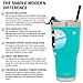 Simple Modern Cruiser Tumbler with Clear Flip Lid and Straw - Insulated Travel Mug Stainless Steel Water Bottle 30 Ounce -Caribbean