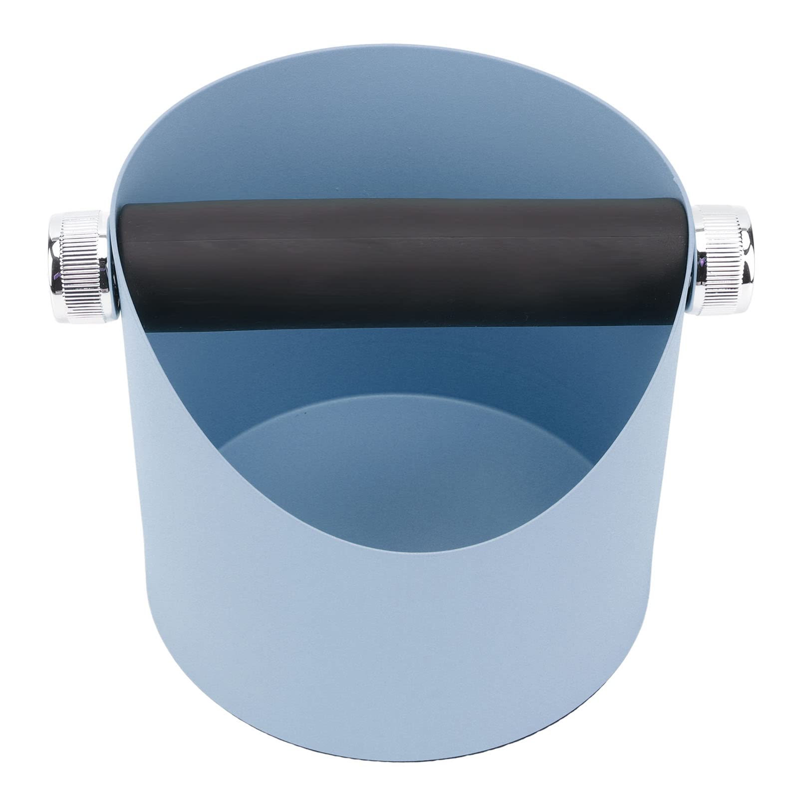 Coffee Knock Box,5.3x4.8x5.9in Espresso Knock Box Coffee Bin Coffee Grounds Container,Espresso Grounds Bin Knock Box with Non Slip Bottom,Metal Espresso Bucket Espresso Grounds Container