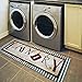 Vintage Style Non Skid Floor Mat Laundry Room Mat for Wash Room 2x4
