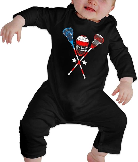 Lacrosse American Flag Lacrosse Player USA Baby Child Child