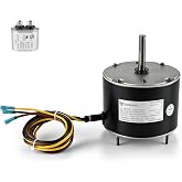 5KCP39DGY543S Condenser Fan Motor 1/5 HP 1100 RPM 208-230V | Compatible with GE/Genteq HC37GE219A, HC37GE219, Broad Y7S623C269L, MOT99133, Carrier HB38GQ230, HB38GQ230A
