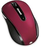 Microsoft Wireless Mobile Mouse 4000 Special Edition - Ruby Pink
